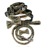 Dog Collar- Traditional Tweed Check