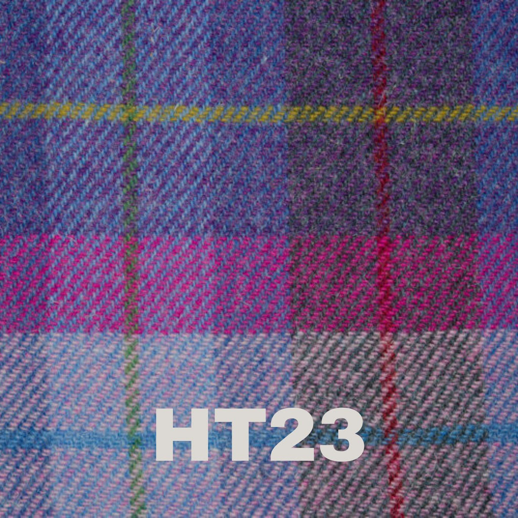 6oz Hip Flask with Harris Tweed Wrap and Gift Box
