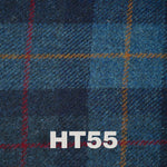 Chess set with 6oz Harris Tweed Hip flask set