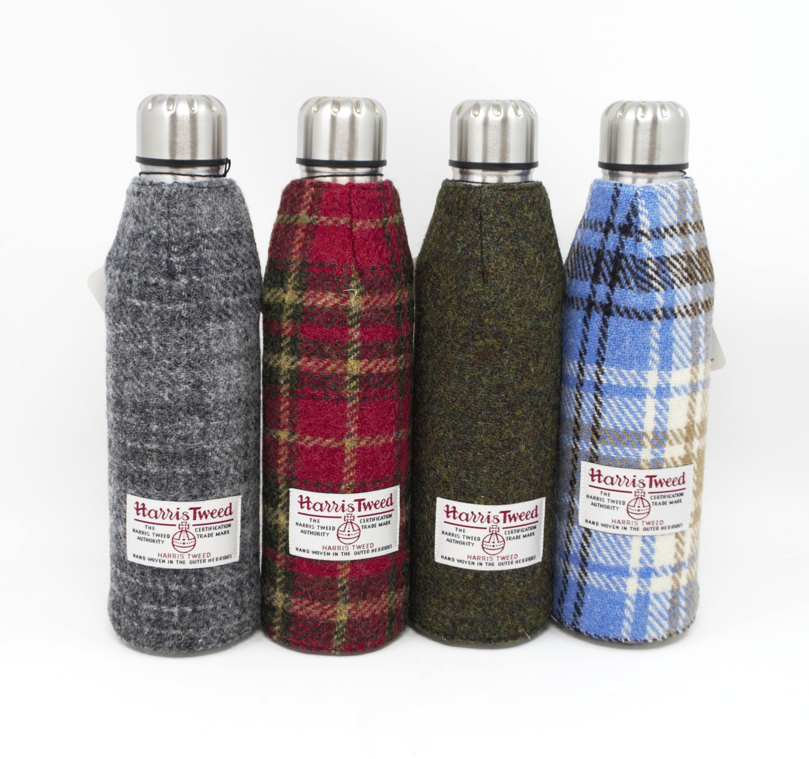 Harris Tweed Thermos Flask 500ml - Dark Grey, Hot or cold thermos flask HT52- perfect for days out