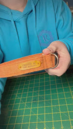 Dog Collar - Orange Tweed