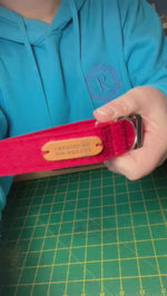 Dog Collar - Red Tweed
