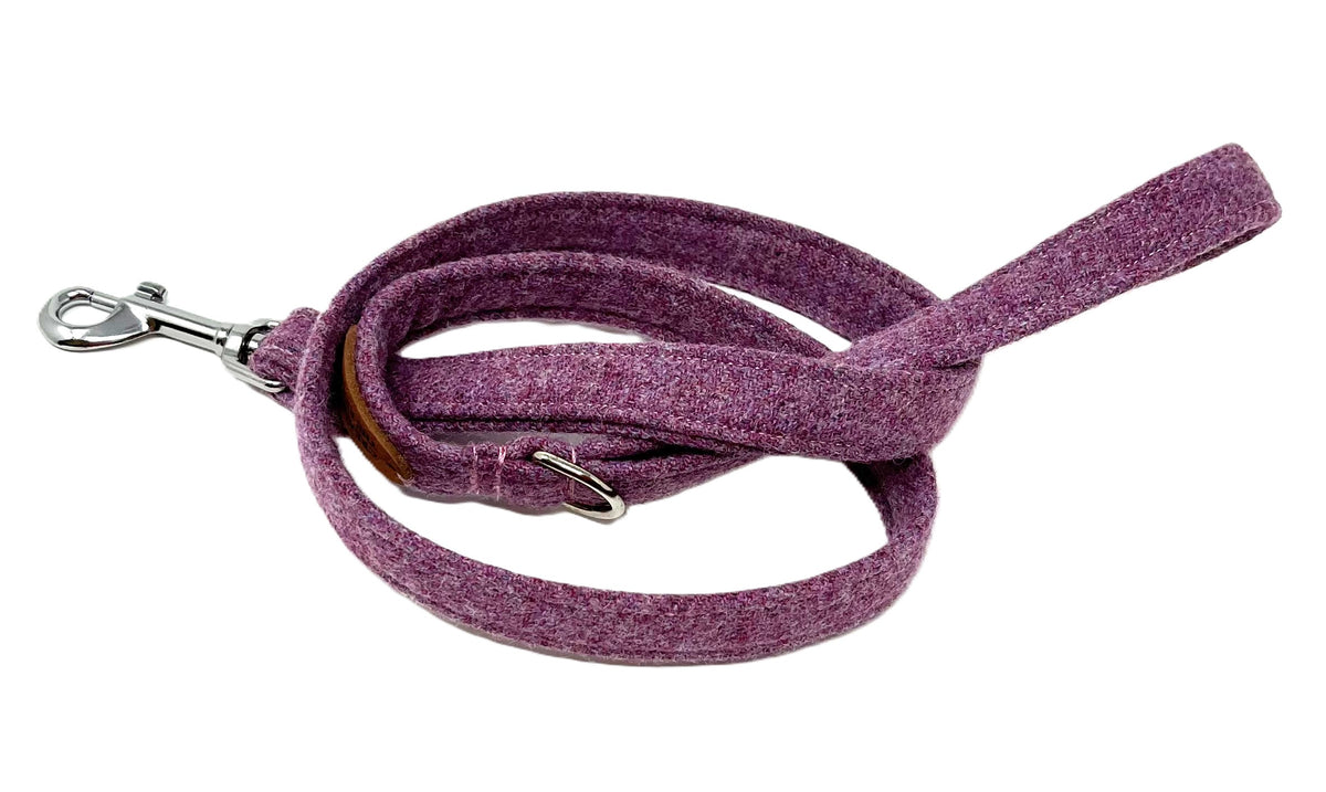 Dog Lead - Lilac Tweed
