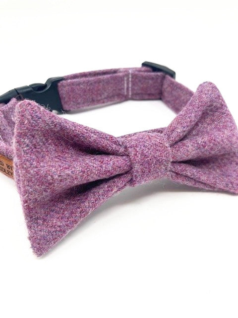 Dog Collar - Lilac Tweed
