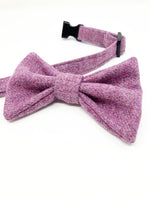Dog Collar - Lilac Tweed