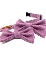 Dog Collar - Lilac Tweed