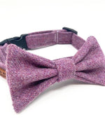 Dog Collar - Lilac Tweed