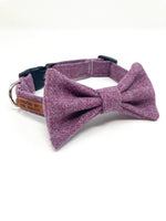 Dog Collar - Lilac Tweed