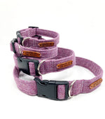 Dog Collar - Lilac Tweed