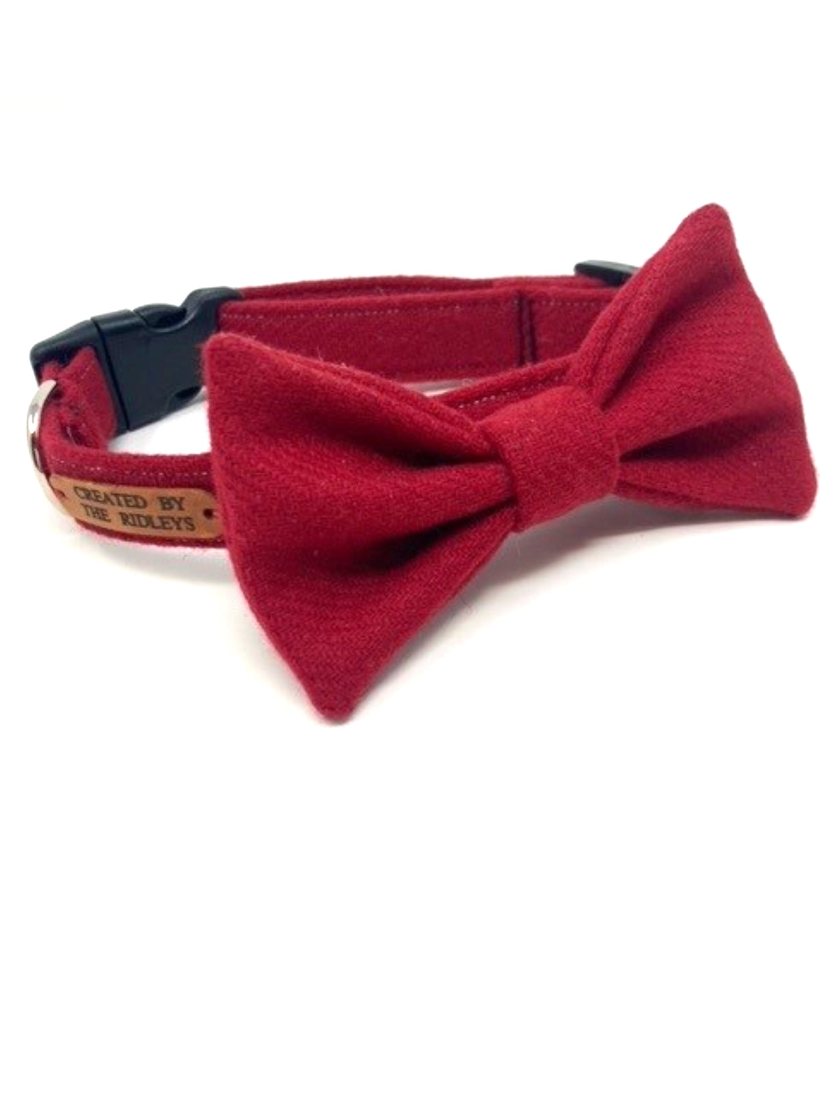 Dog Collar - Red Tweed