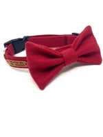 Dog Collar - Red Tweed